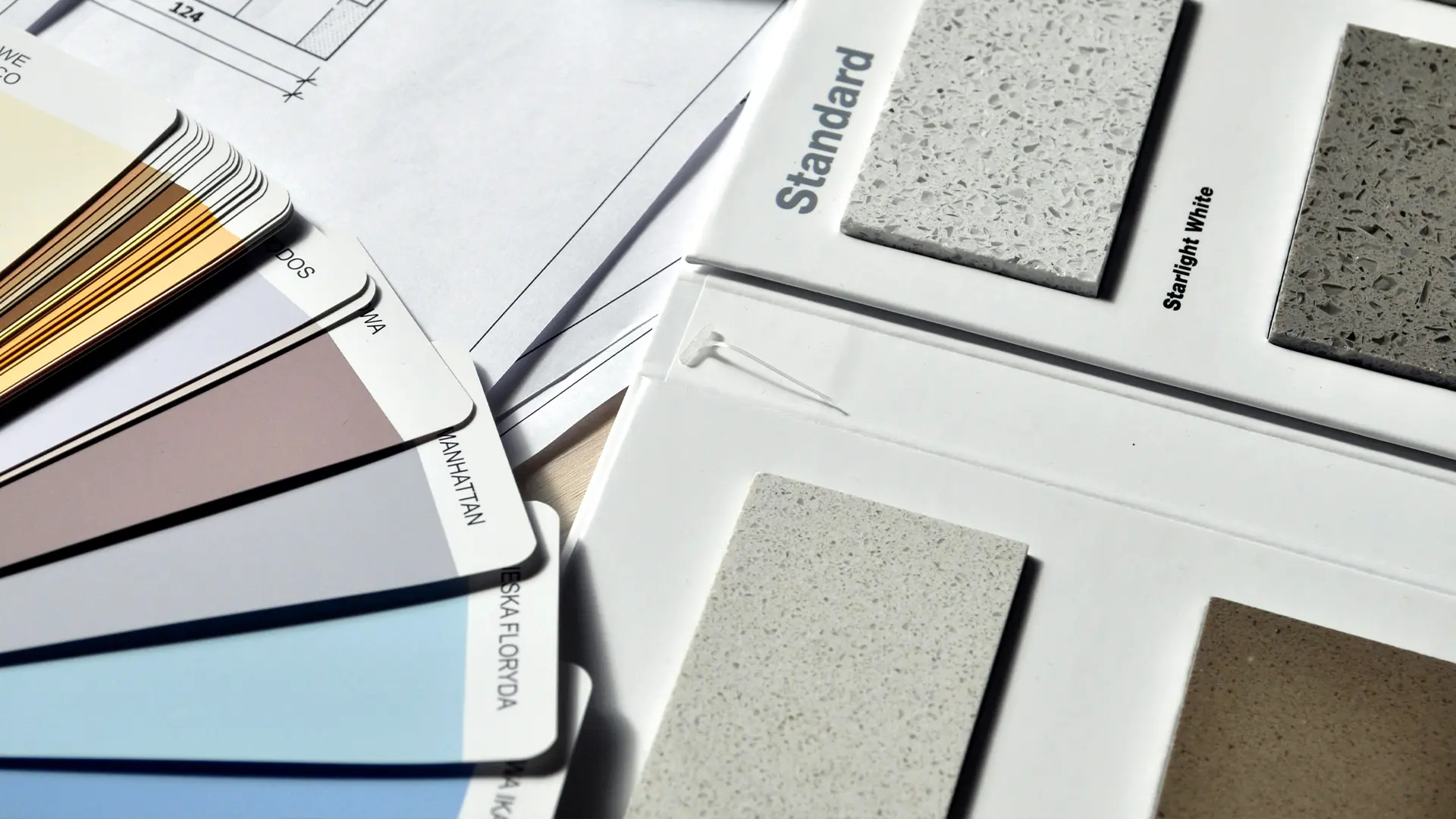 Paint and texture options for house renovations